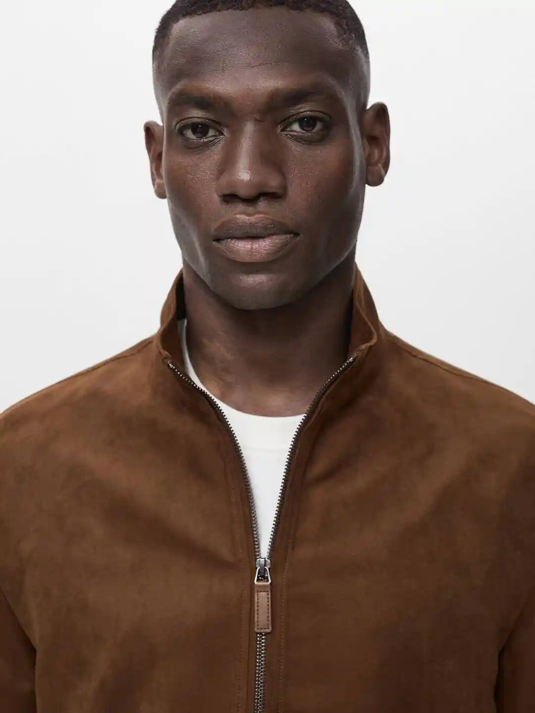 Buy MANGO MAN Faux Suede Leather-Effect Tailored Jacket Jackets