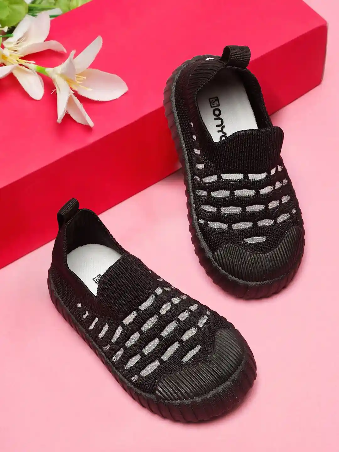Buy ONYC Kids Round Toe Toddlers First Step Slip on Sneakers