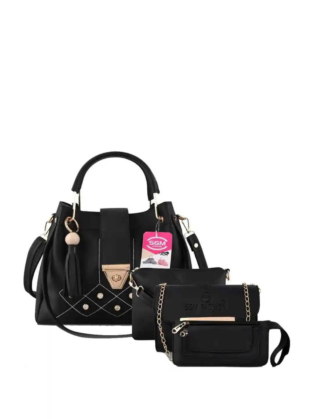 Buy SGM FASHION Pack Of Structured Shoulder Bag With Pouch