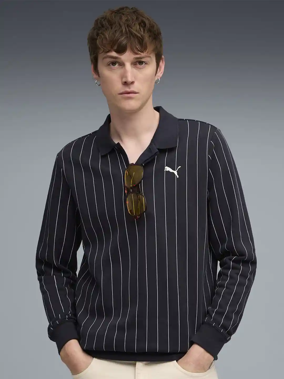 Puma CLASS Mens Crew Neck Cotton Sweatshirt