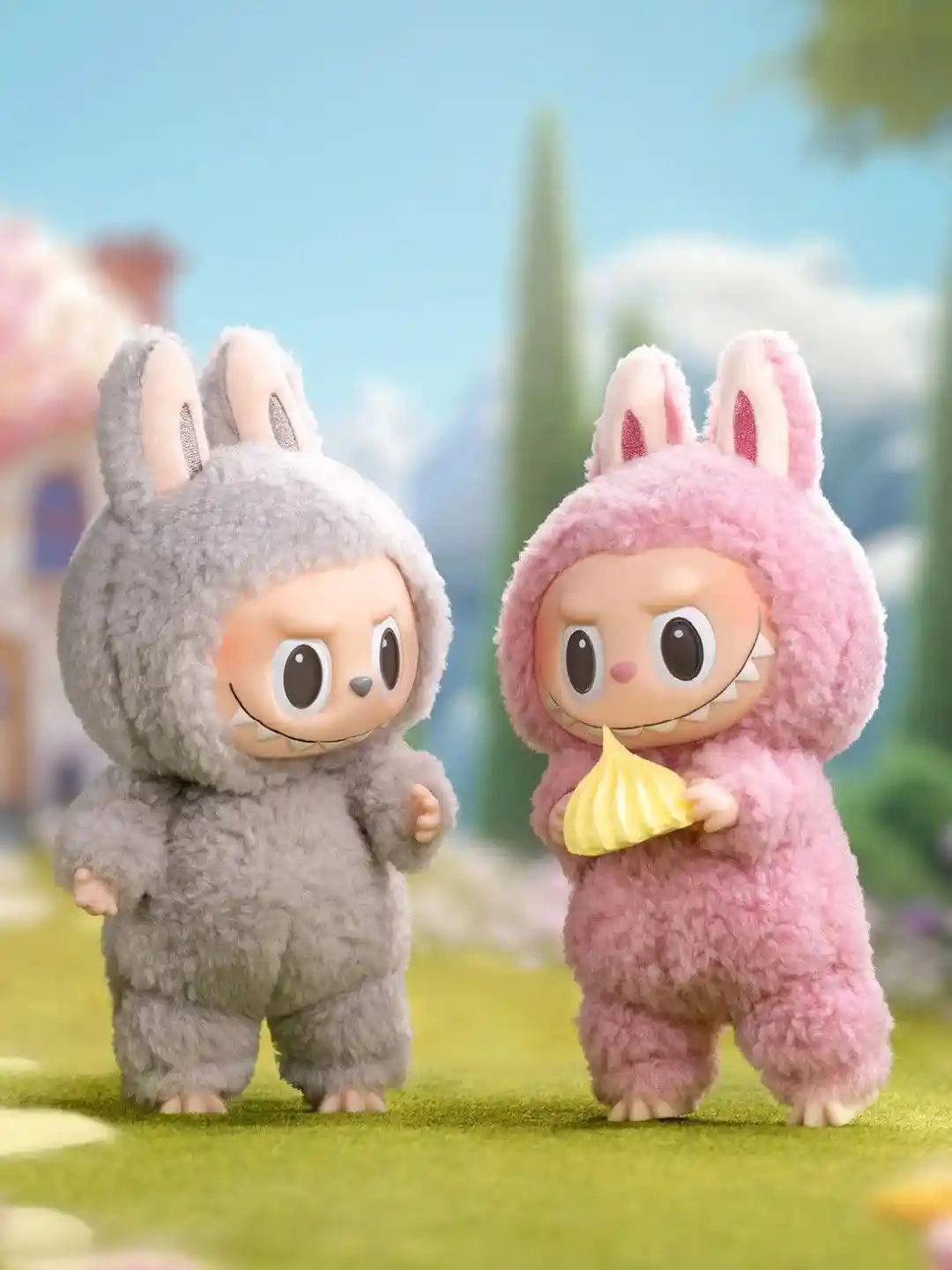 Buy Poftik Monster Labubu Doll Anime Figurine Key Chain - Key