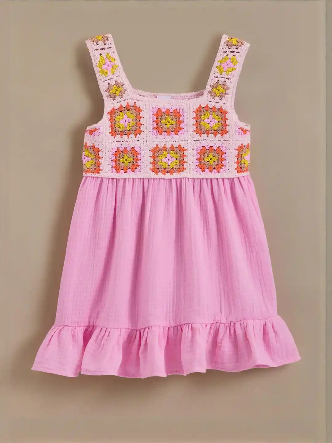 Buy Hopscotch Girls BLENDED Fit Flare Dresses Dresses for