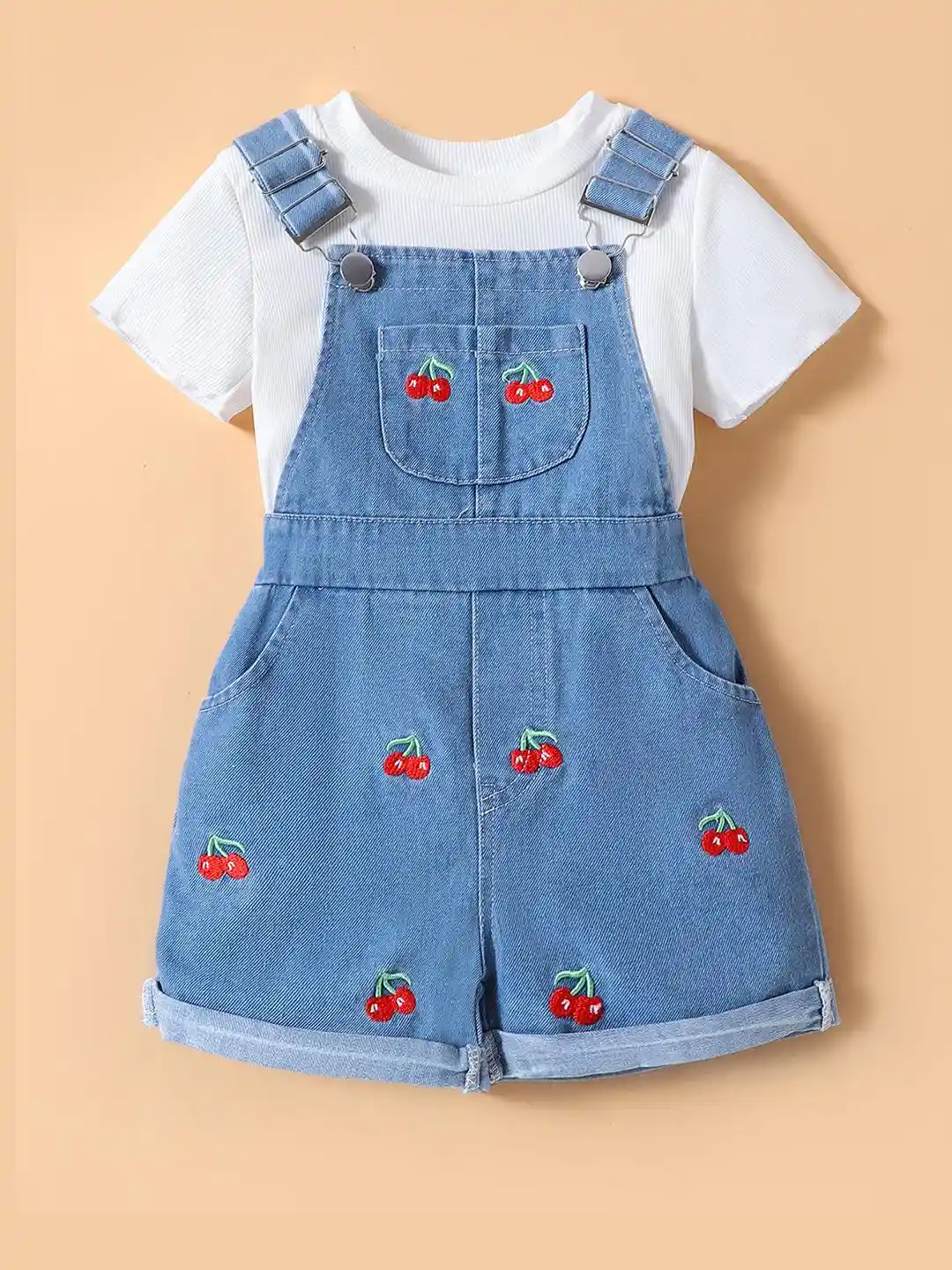 Buy Hopscotch Girls White Clothing Set Clothing Set for Girls