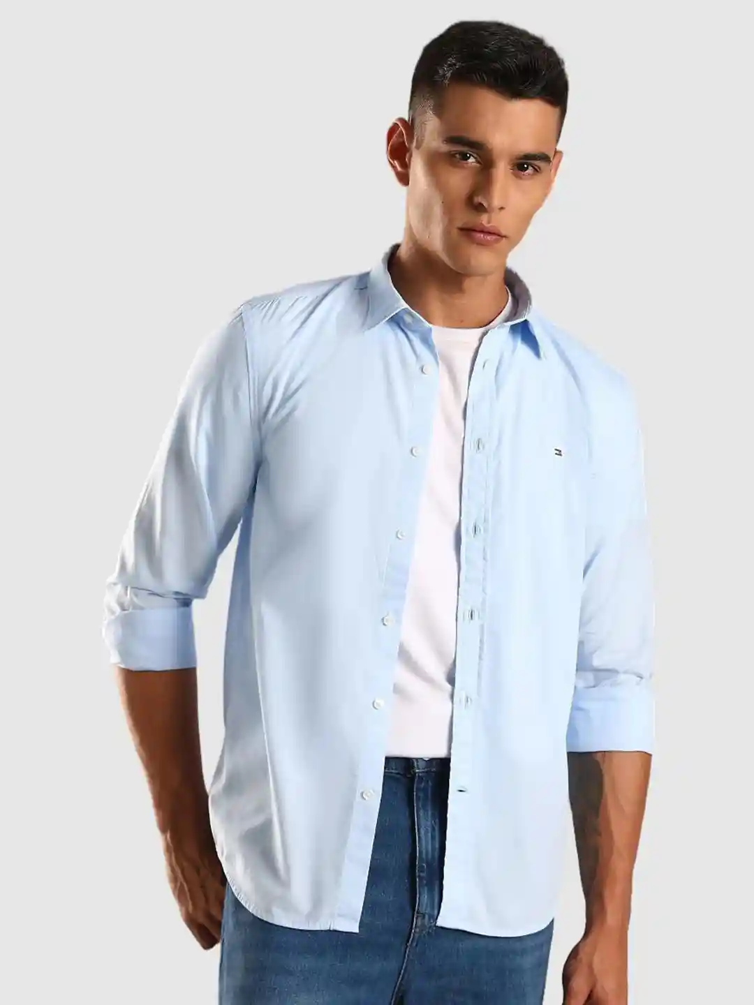 Tommy Hilfiger Cotton Slim Fit Casual Shirt - Main Image