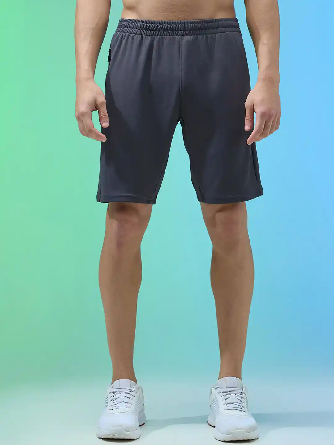 Workout Shorts For Mens Slim Fit Sports Shorts Technosport Men - Main Image