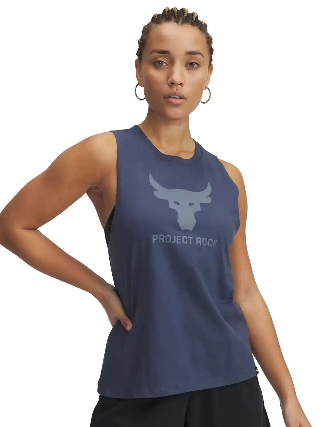 Buy UNDER ARMOUR Project Rock Printed Sleeveless T-shirt Tshirts