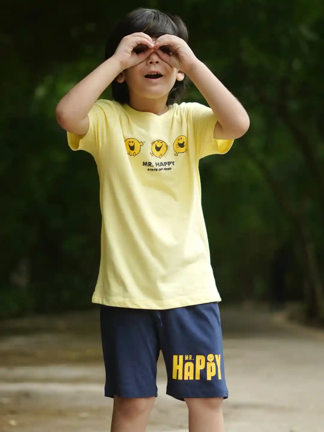 Nap Chief Kids Unisex Mr Men Little Miss Printed Pure Cotton T-shirt With  Shorts