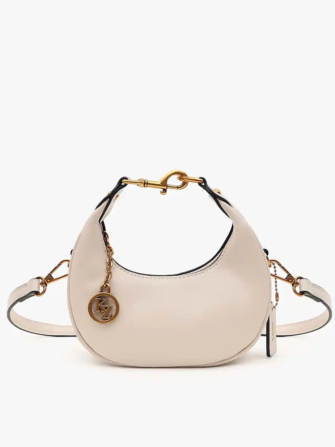 Buy Kazo One Handle Half Moon Hobo Bag With Detachable Sling Strap