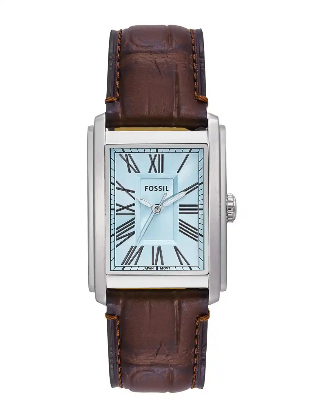 Buy Fossil Men Dial Leather Straps Analogue Watch FS6110