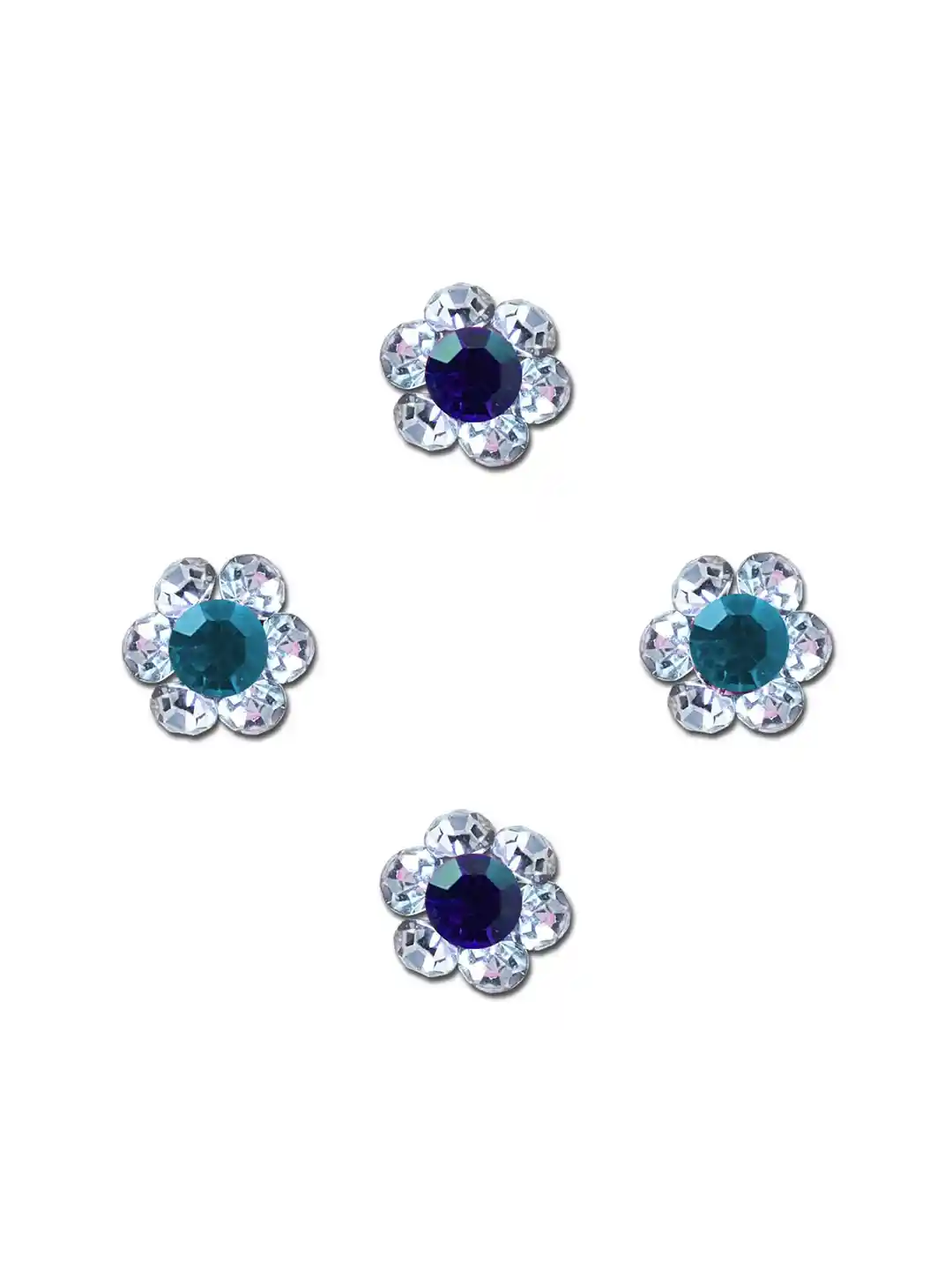 Buy Comet Busters Self Adhesive Stone Studded Nose Studs Stickers