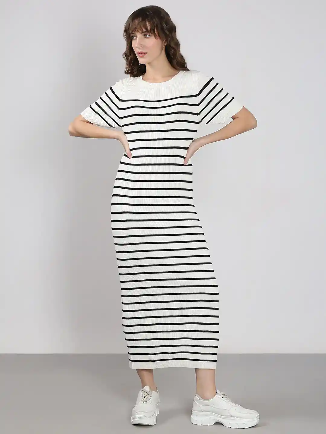 vero moda morning midi dress VMMELANEY Midi dress | Medium Green
