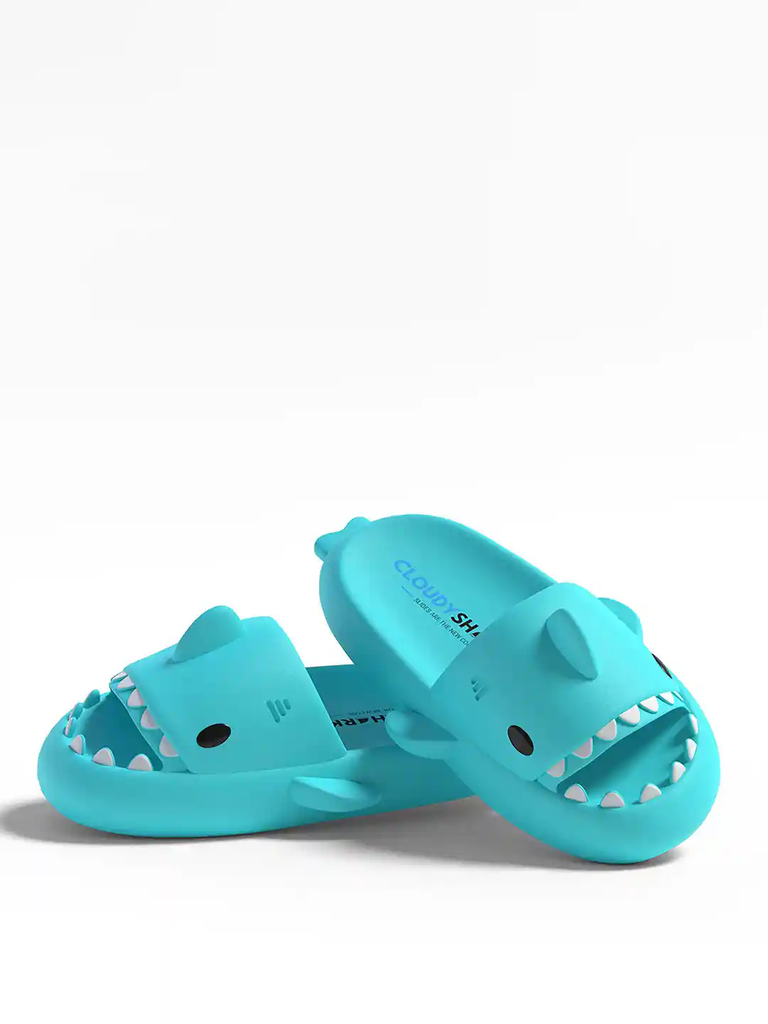 Buy CLOUDYSHARKS Men The Original Shark Slides Rubber Sliders