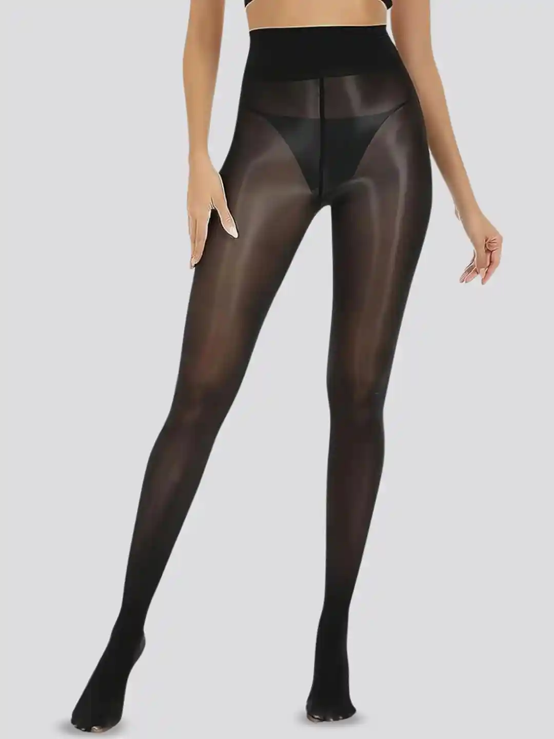 Buy CareDone Oil Shiny Glossy High Waist Stretchable Pantyhose