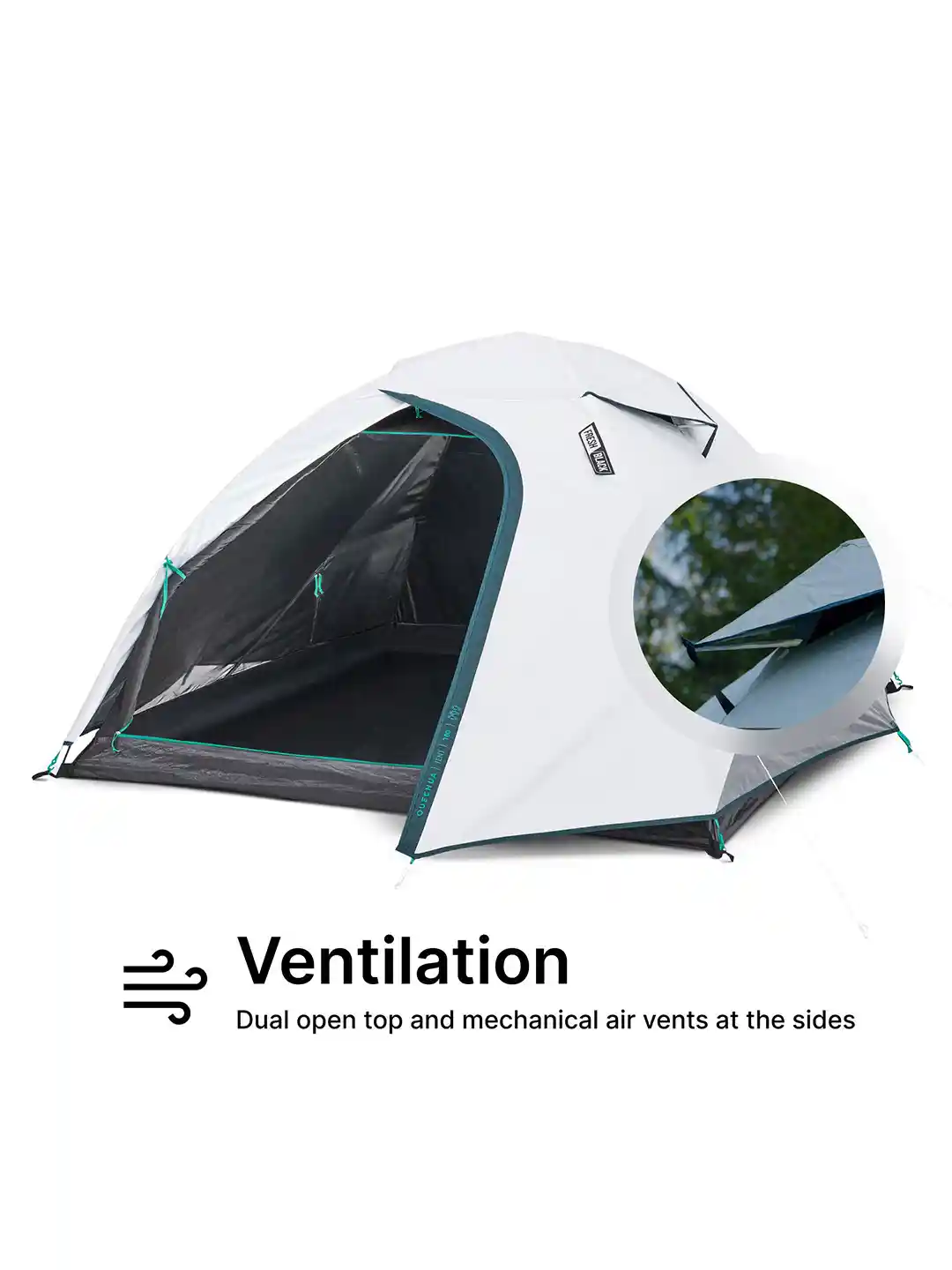 Buy Decathlon QUECHUA 2-Person Waterproof Camping Tent Tent