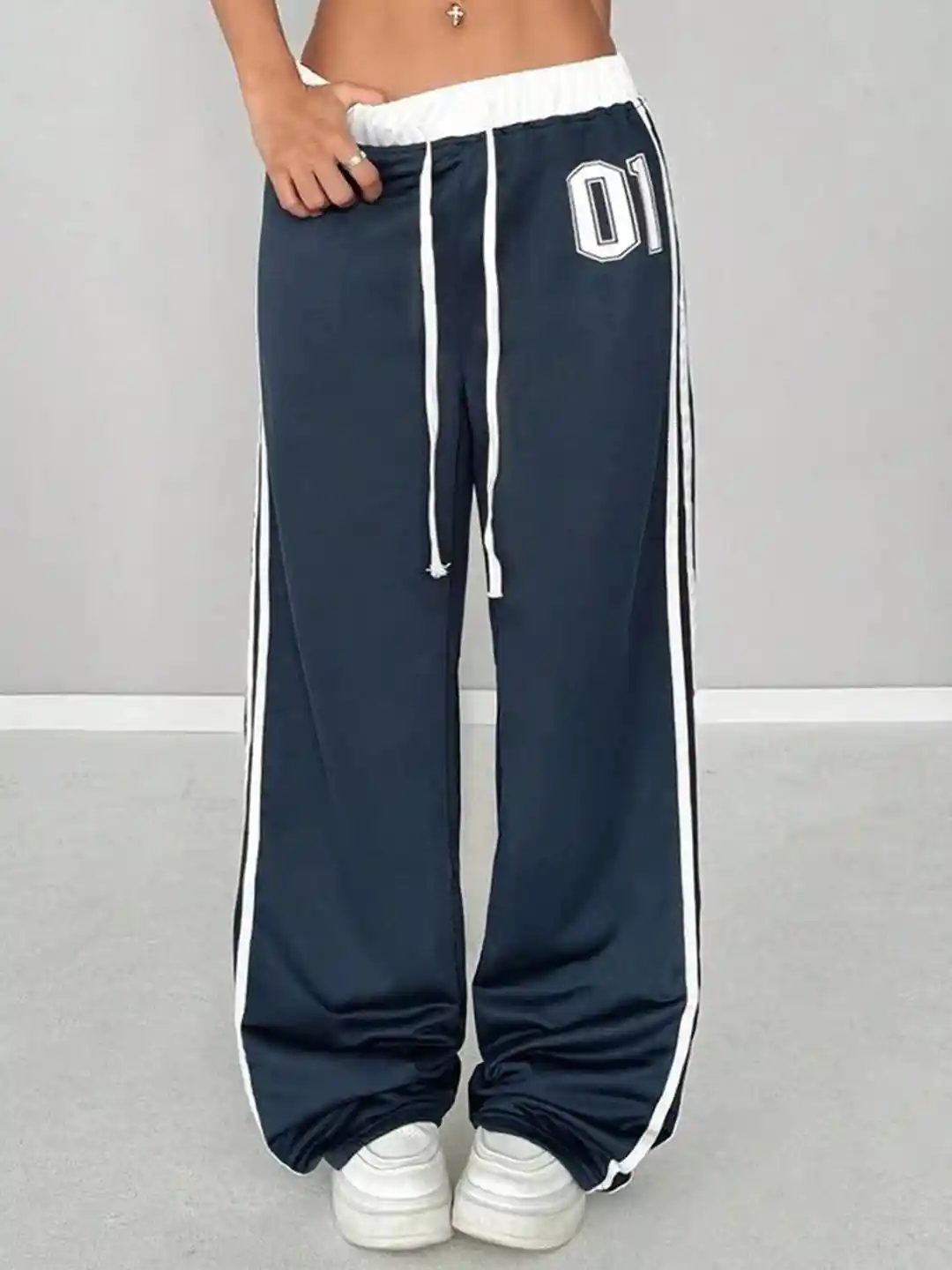 Buy TABADTOD Women Relaxed Loose Fit Easy Wash Joggers Trousers