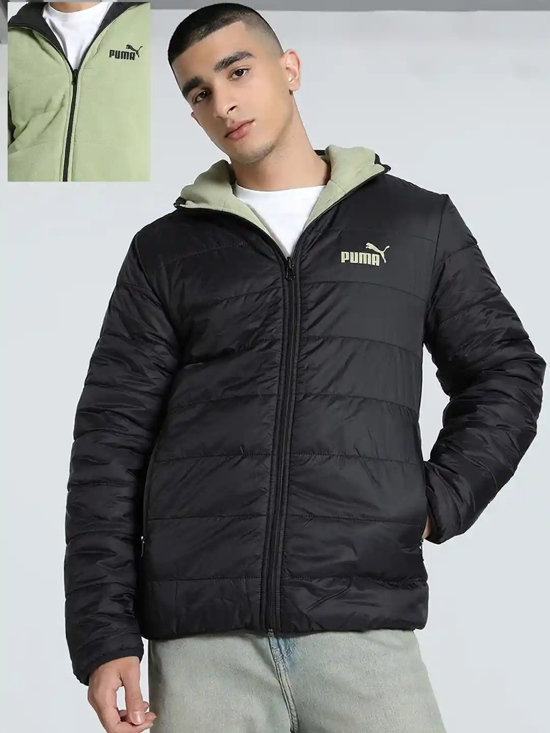 Buy Puma Men Reversible Slim Fit Fleece Jacket Jackets for Men