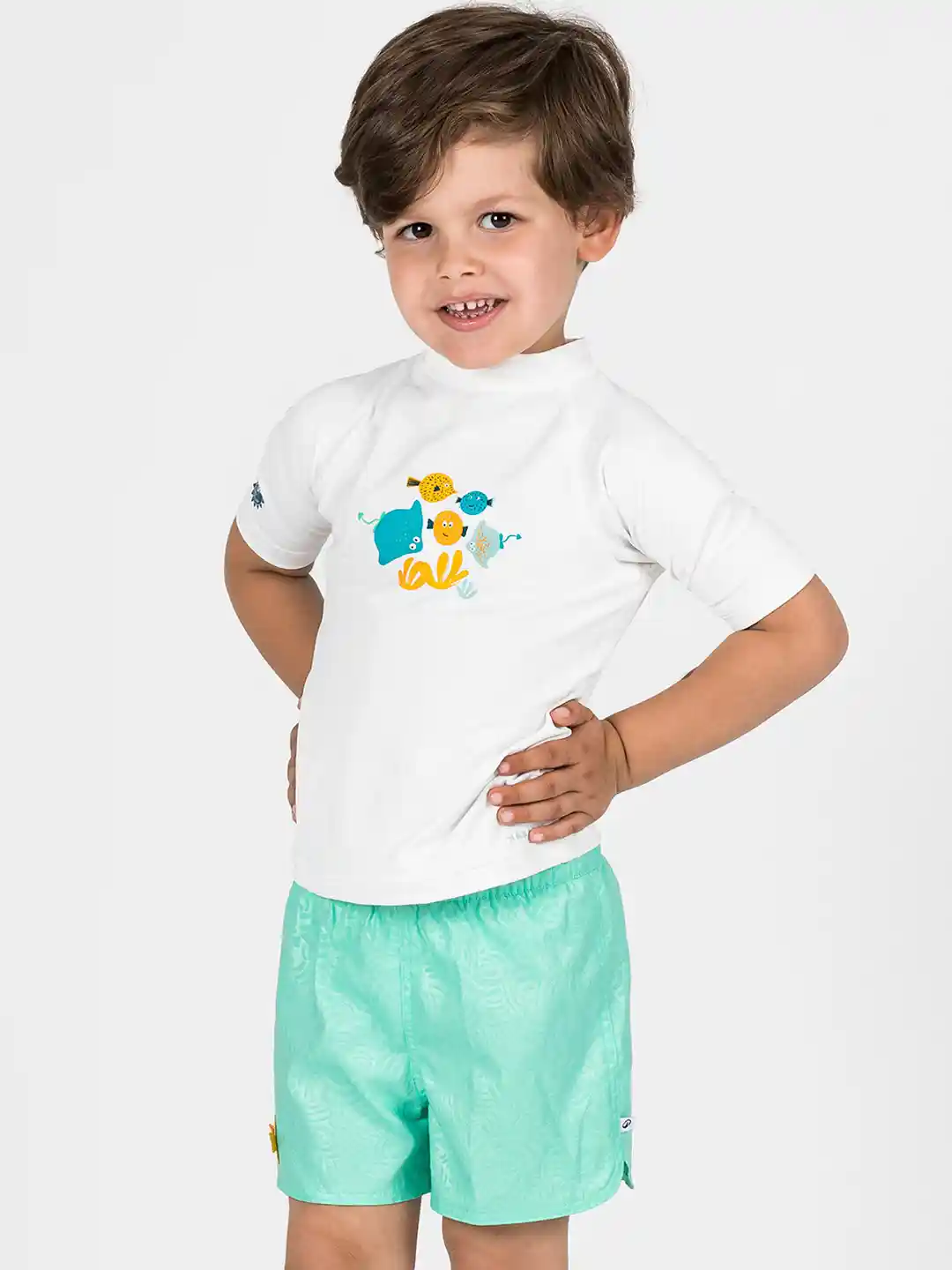 Buy Decathlon NABAIJI Boys Green Quick-Dry Swimming Shorts Swim