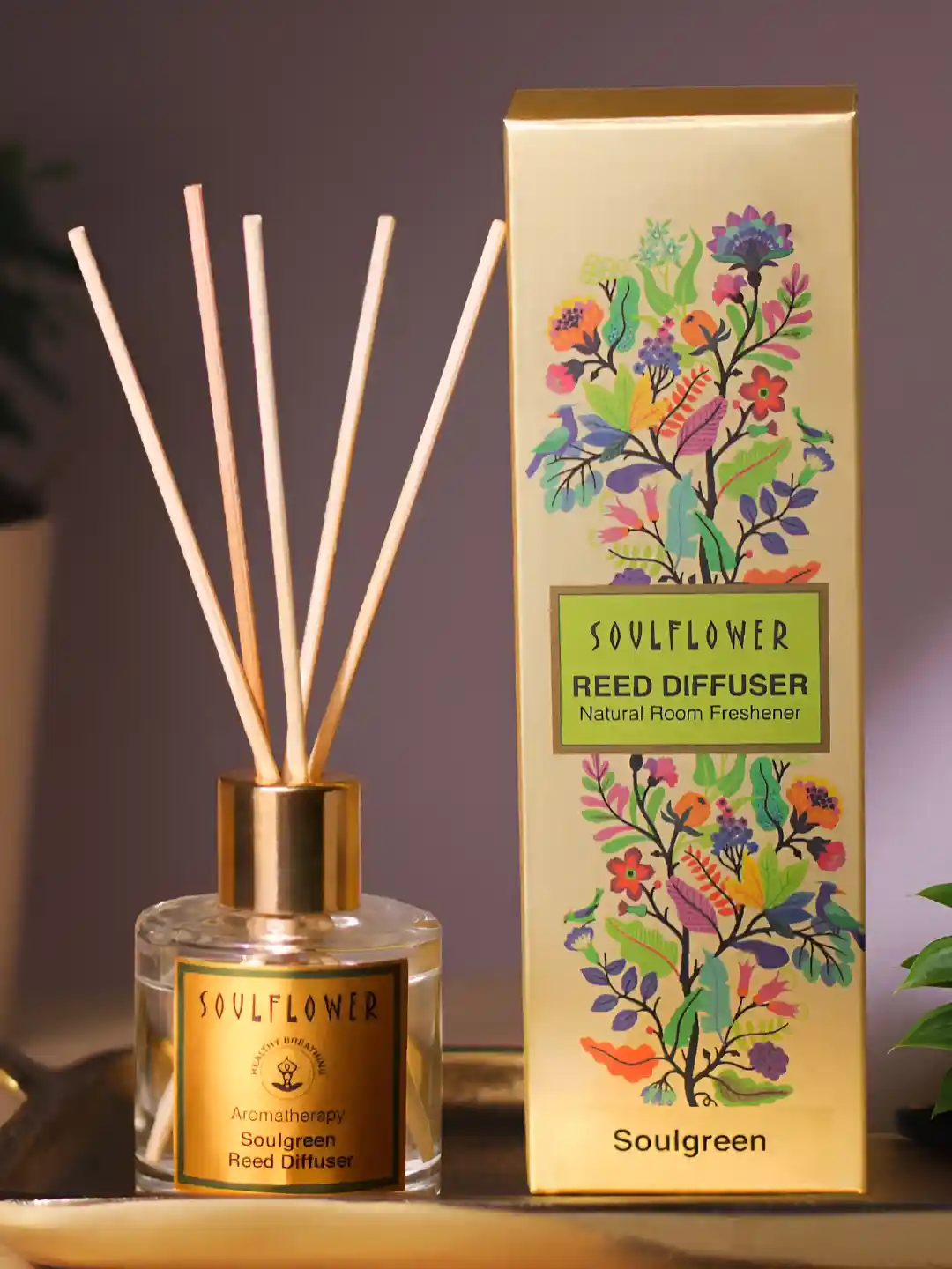 Air Freshener Best Long Lasting Reed Diffusers Soulflower Yellow Soulgreen  Reed Diffuser 50 Ml