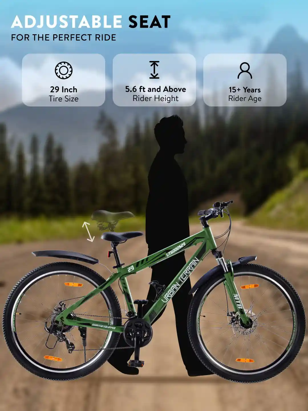 Buy URBAN TERRAIN UT6000S29 29T With Steel Frame 21 Speed