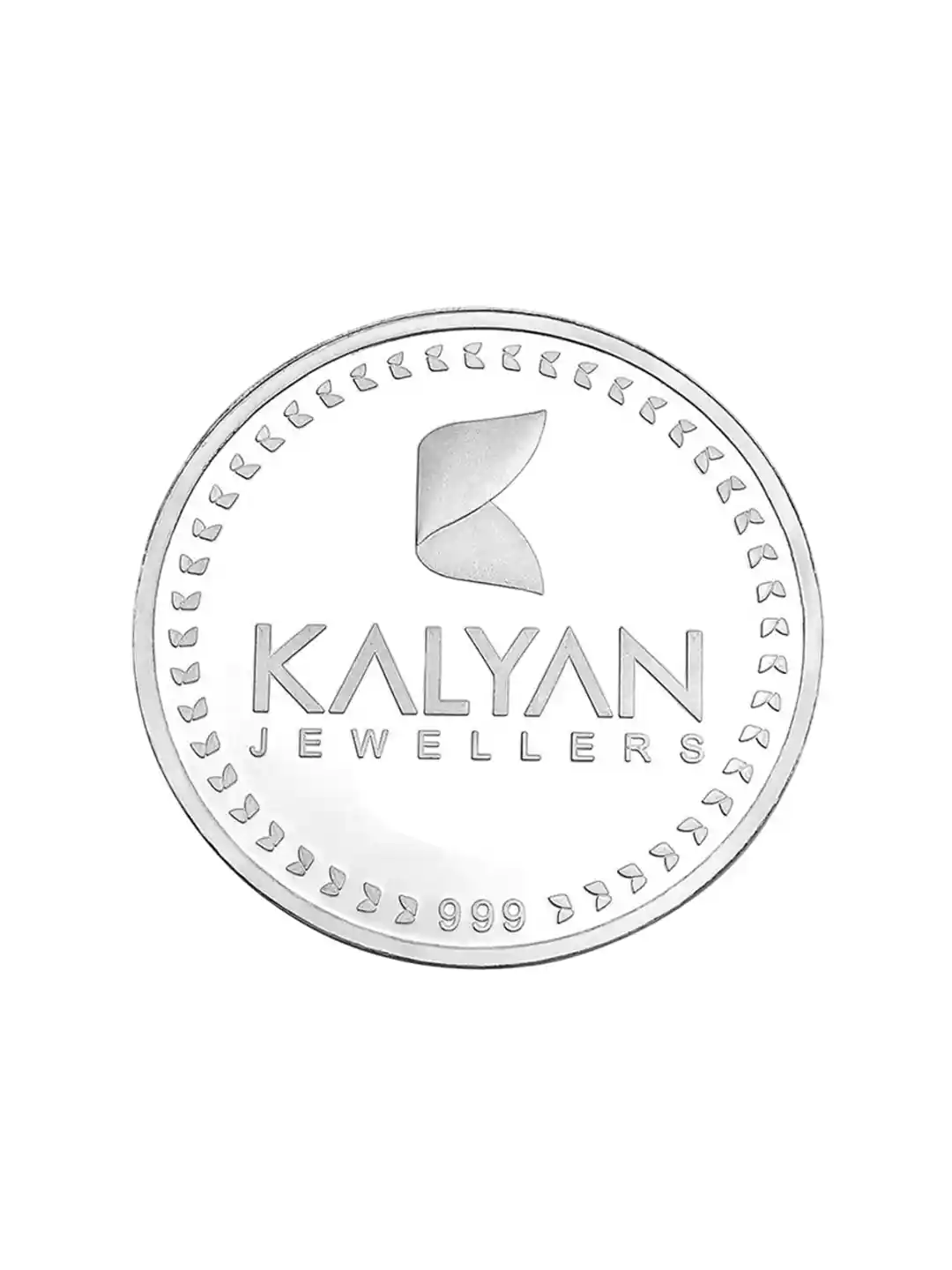 Buy Kalyan Jewellers 999 Pure Laxmi Ganpati Silver Coin 100 gm