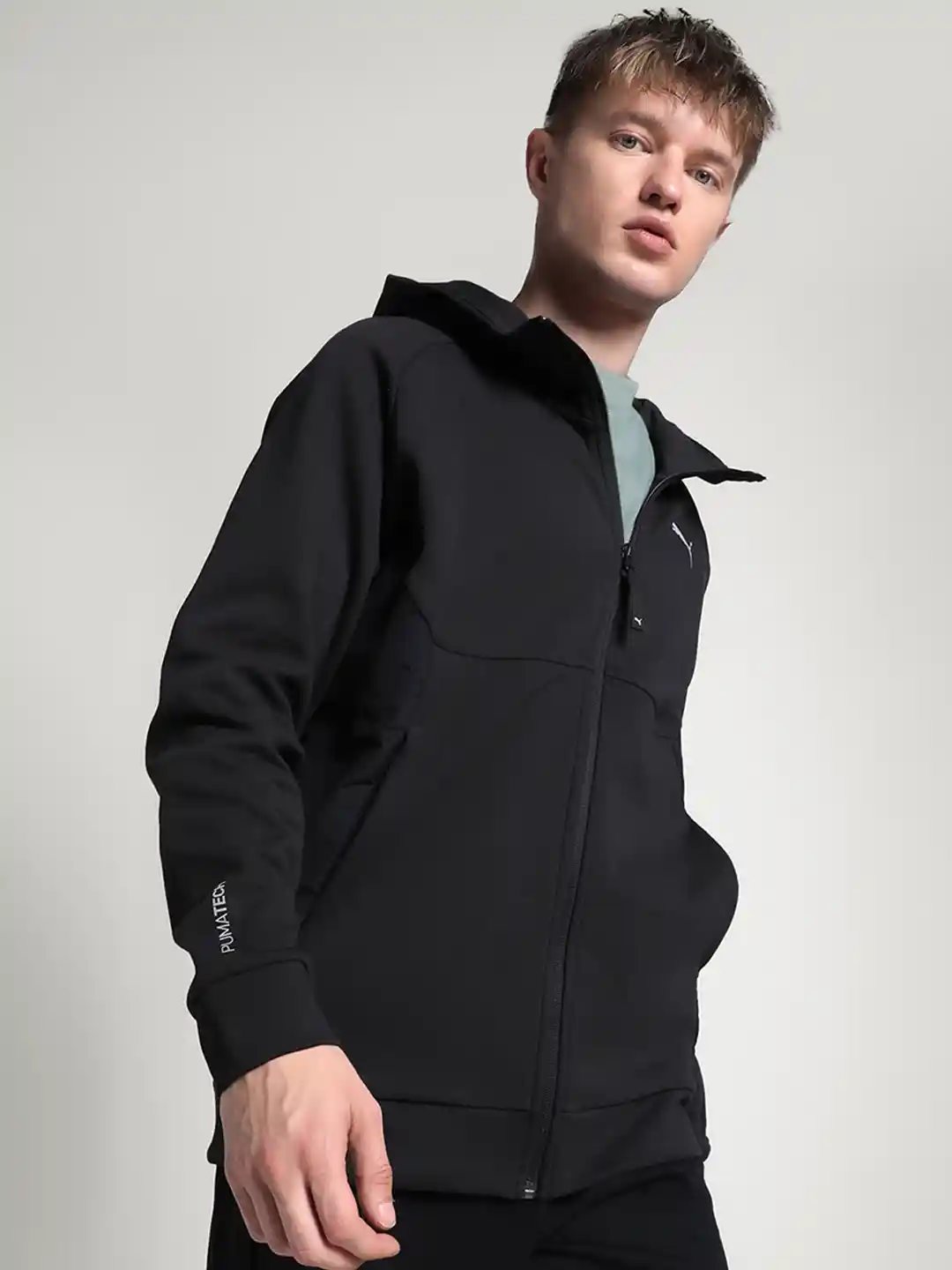 Buy Puma TECH Men Full-Zip Hoodie Jackets for Men 32823956 Myntra