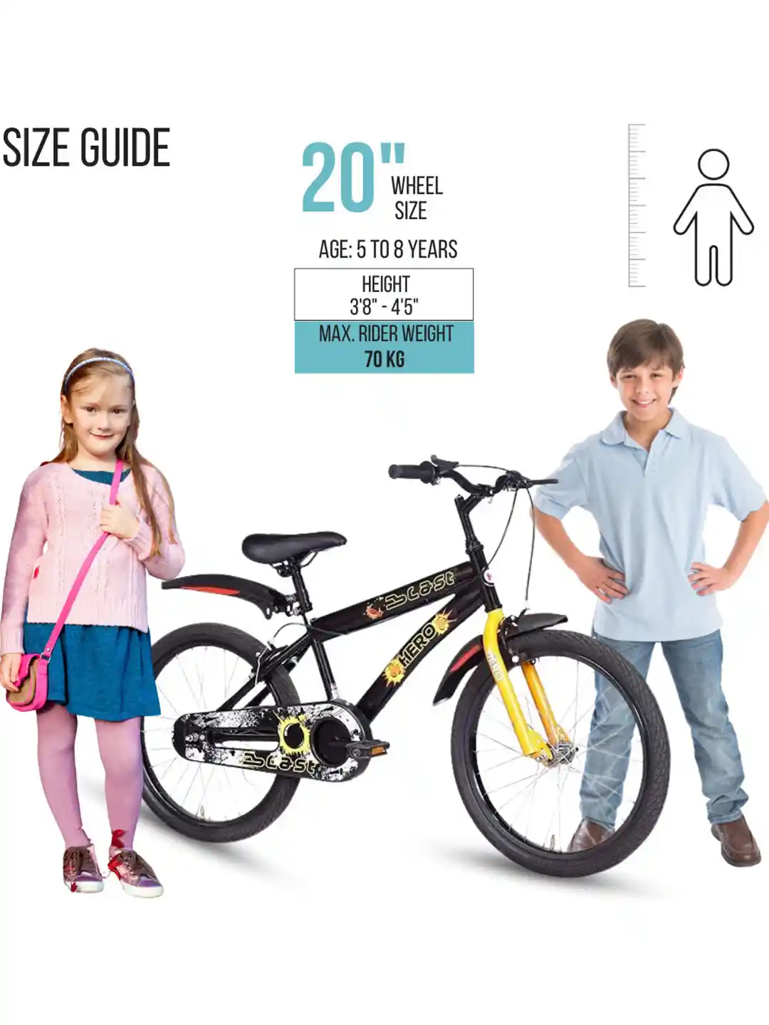 Buy Hero Kids Printed Blast 20T Single Speed Bicycle Bicycle for