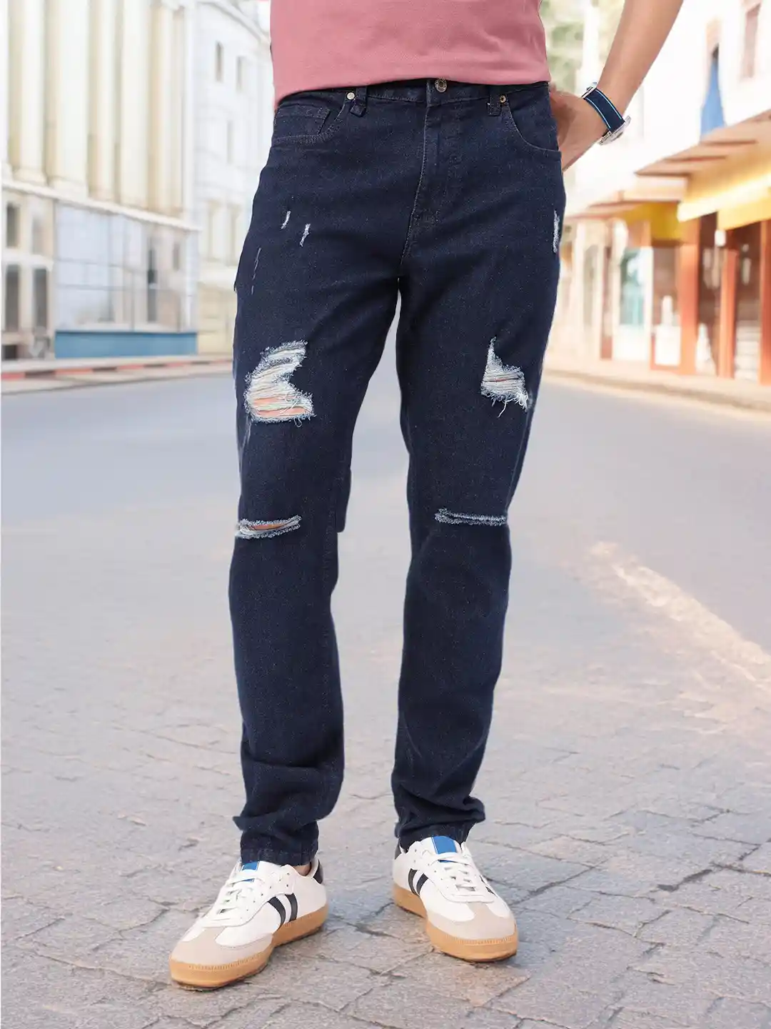 Buy The Roadster Life Men Rocking Ripped Jeans Jeans for Men