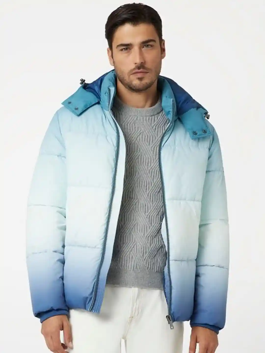 Buy GUESS Men Ombre Puffer Jacket Jackets for Men 32840080 Myntra