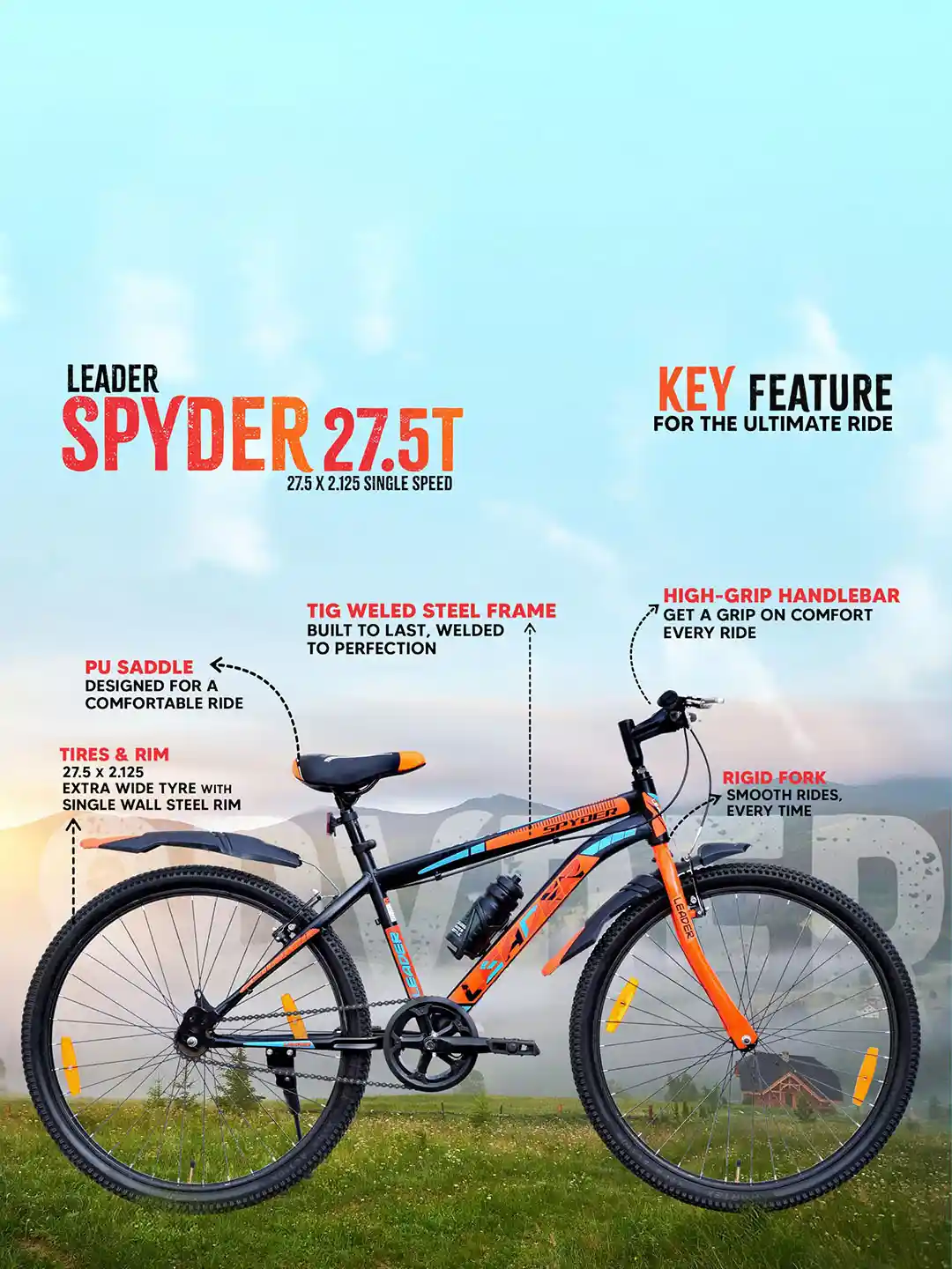 Buy LEADER Spyder MTB Cycle Bicycle for Unisex 32846709