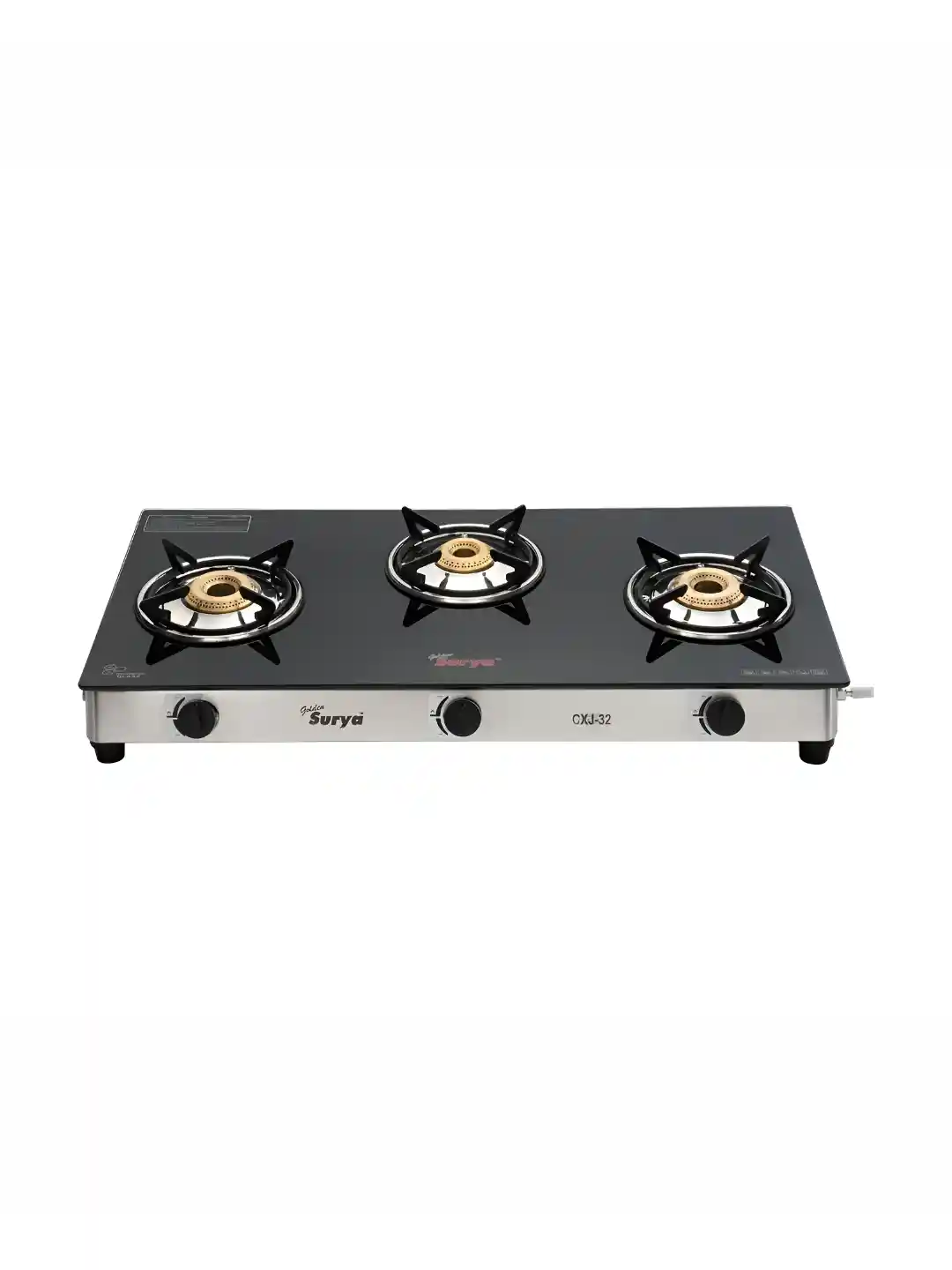 Lpg Stove Three Burner Gas Stove Surya Surya Burner Automatic