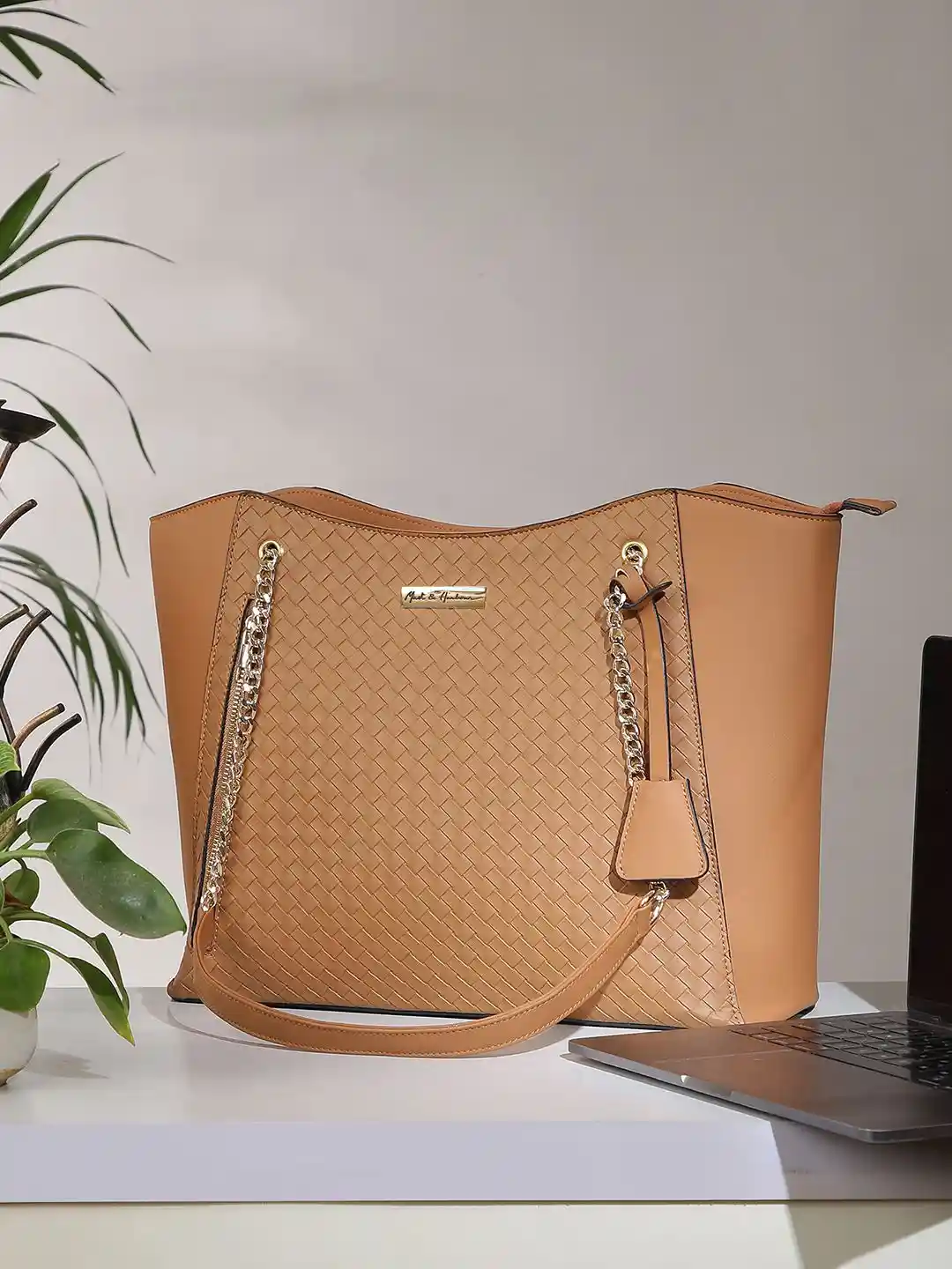 Buy Mast Harbour Women Structured Office Tote Bag Handbags for