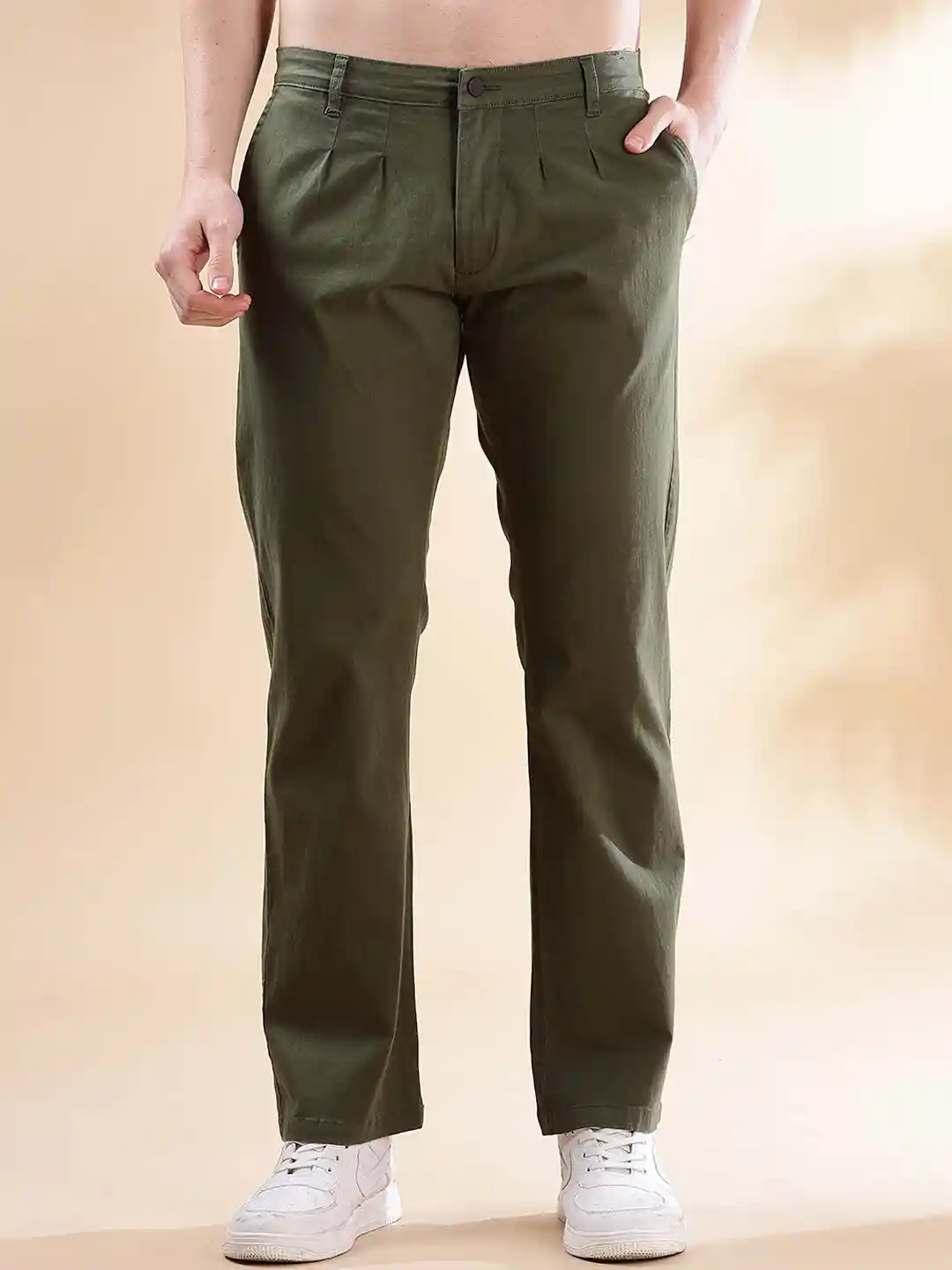 HERE&NOW Men Loose Fit Trousers