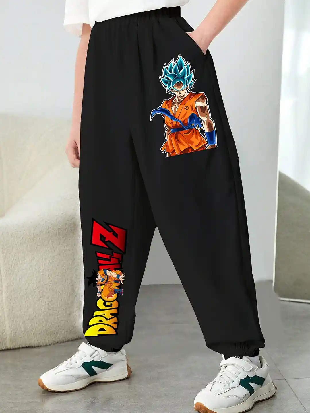 Girl Dragon Ball Z Joggers Fashion Anime One Piece Girl Boy