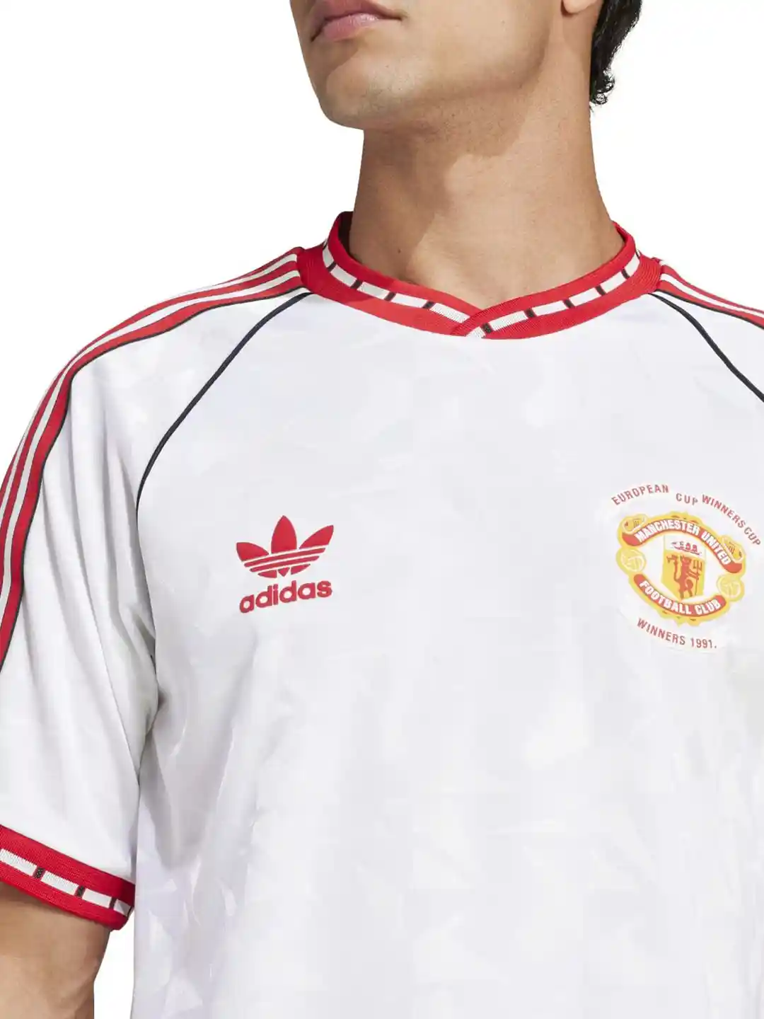 ADIDAS Manchester United 1991 European Genuine Cup Jersey T-shirt