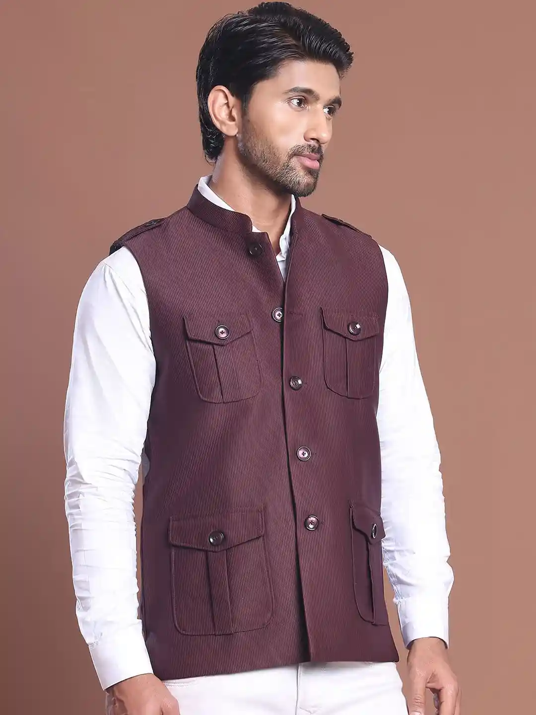 Buy Jompers Cotton Blend Nehru Jacket Nehru Jackets for Men