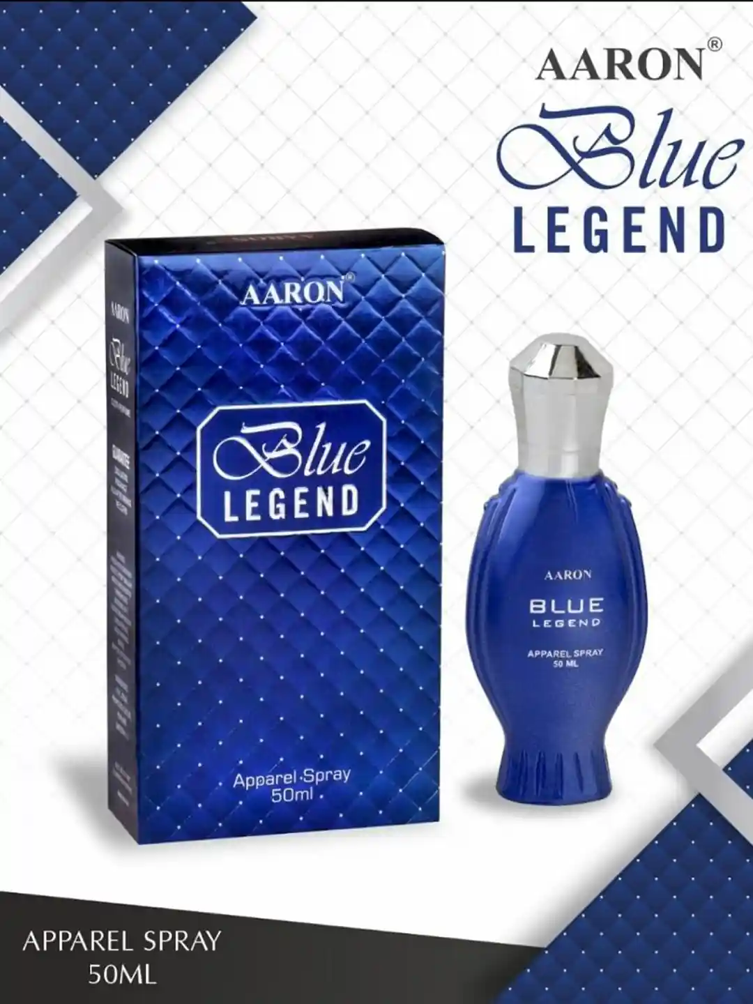 Buy AARON Blue Legend Long Lasting Alcohol-Free Apparel Perfume