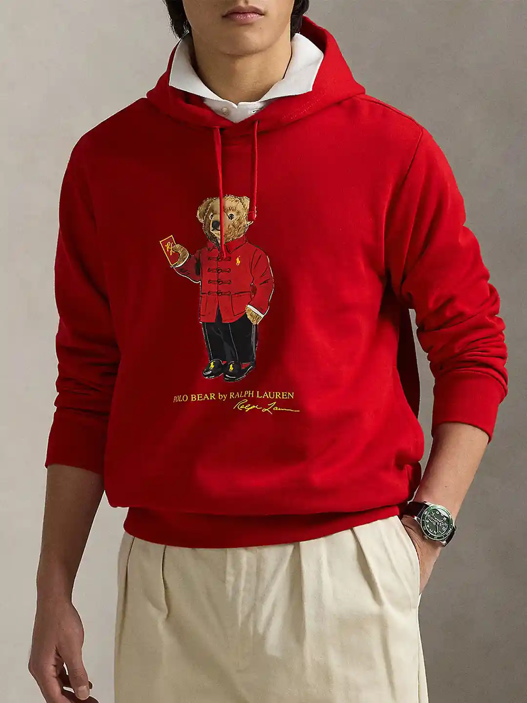 Polo Bear Hoodie Mens Red Ralph Lauren Hoodie Buy Polo Ralph