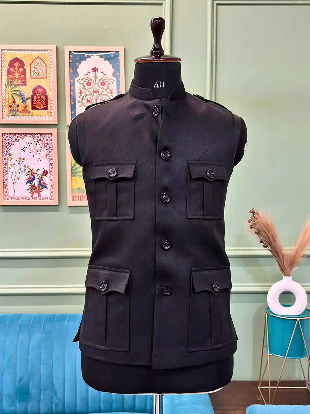 Buy JAIPURI CROWN Men Heritage-Style Hunting Jacket Jackets for