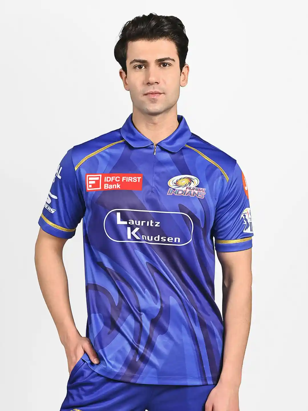 Buy Skechers Men Mumbai Indians IPL Fan Jersey 2025 Tshirts for
