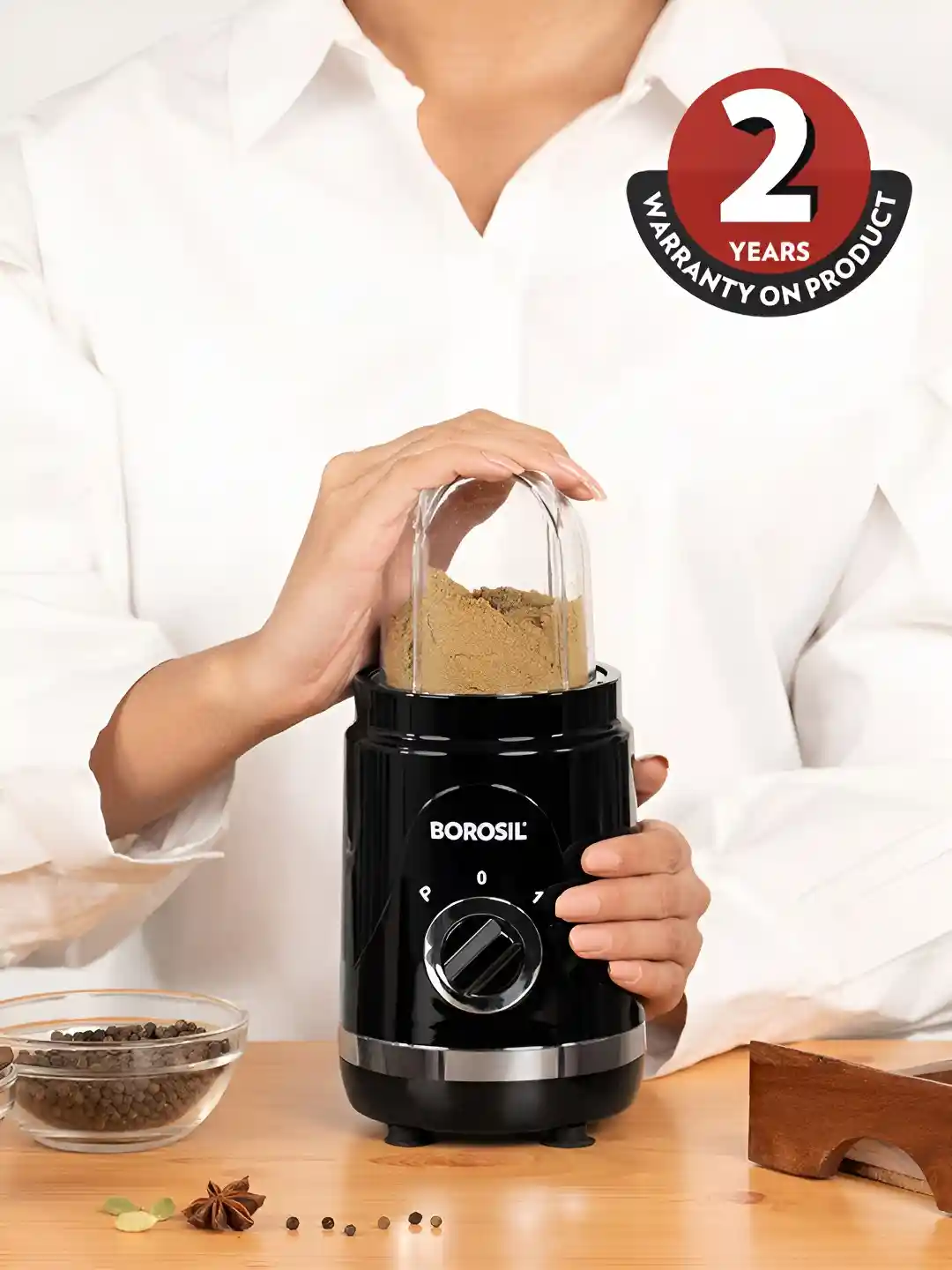 Buy Borosil Nutri Fresh Black Plastic Safety Lock Jars Wet and