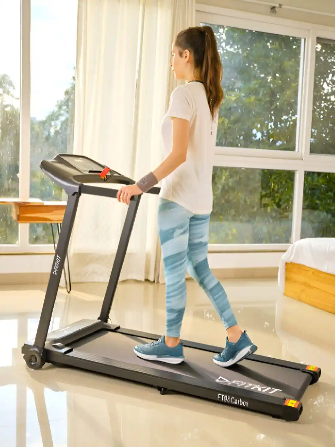 Buy FITKIT By Cult FT98Carbon 2HP Peak Motorized Treadmill With 12