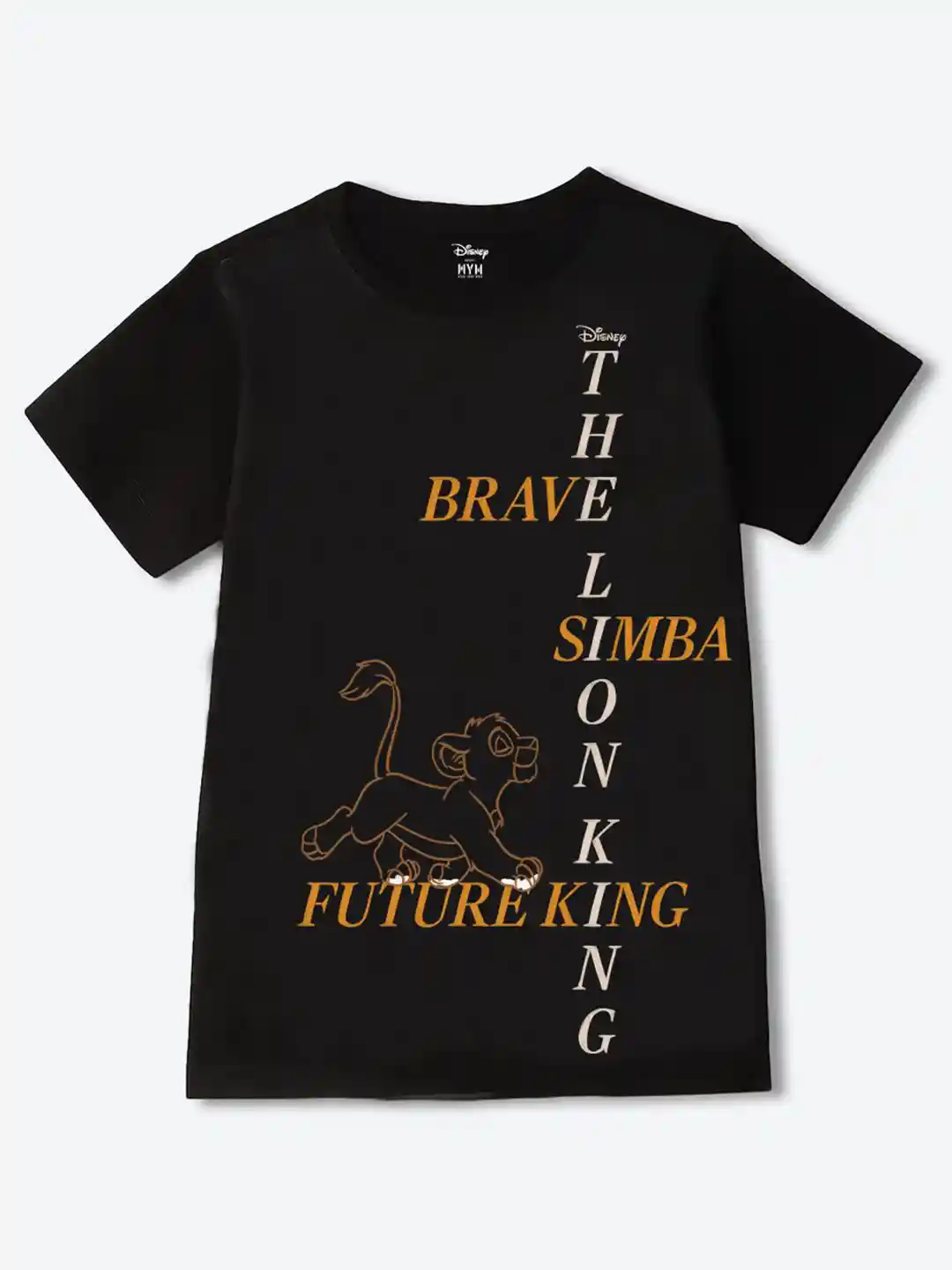 Buy Wear Your Mind Boys Lion King Graphic Printed Round Neck