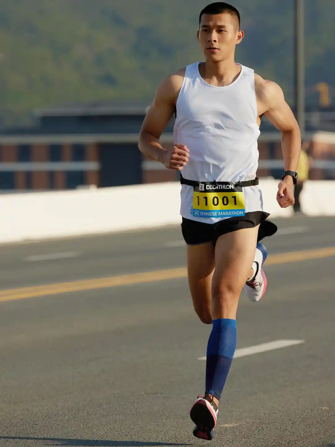 Buy Decathlon Kiprun Unisex Blue Running Compression Shin Sleeves