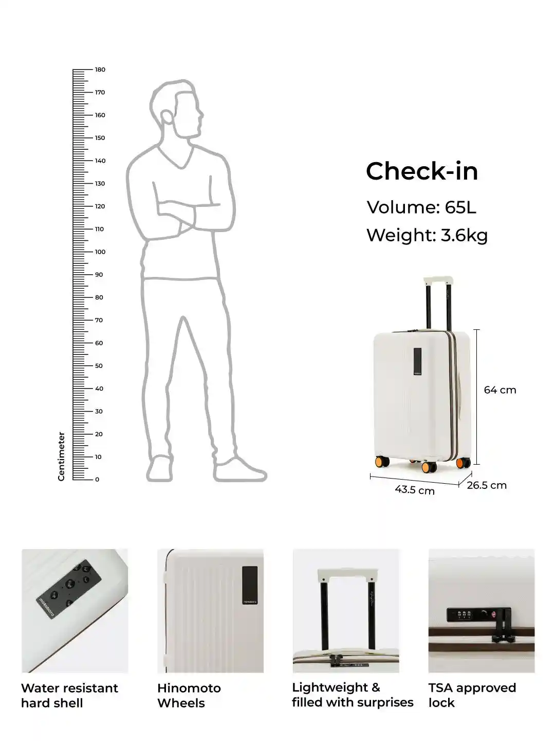 Buy MOKOBARA The Transit Check-in Polycarbonate Trolley Bag 65L