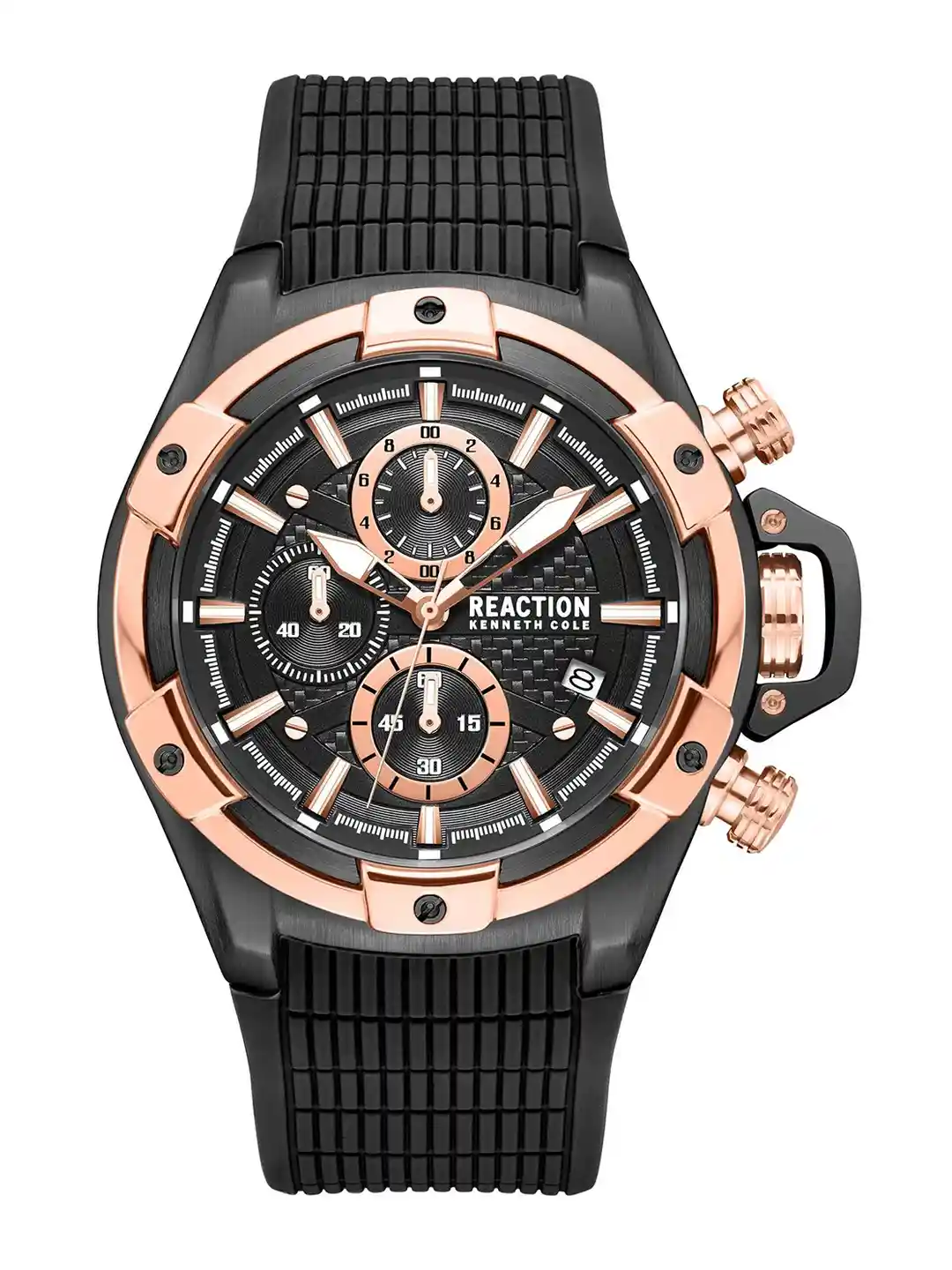 Buy REACTION KENNETH COLE Men Dial Silicon Straps Analogue Watch