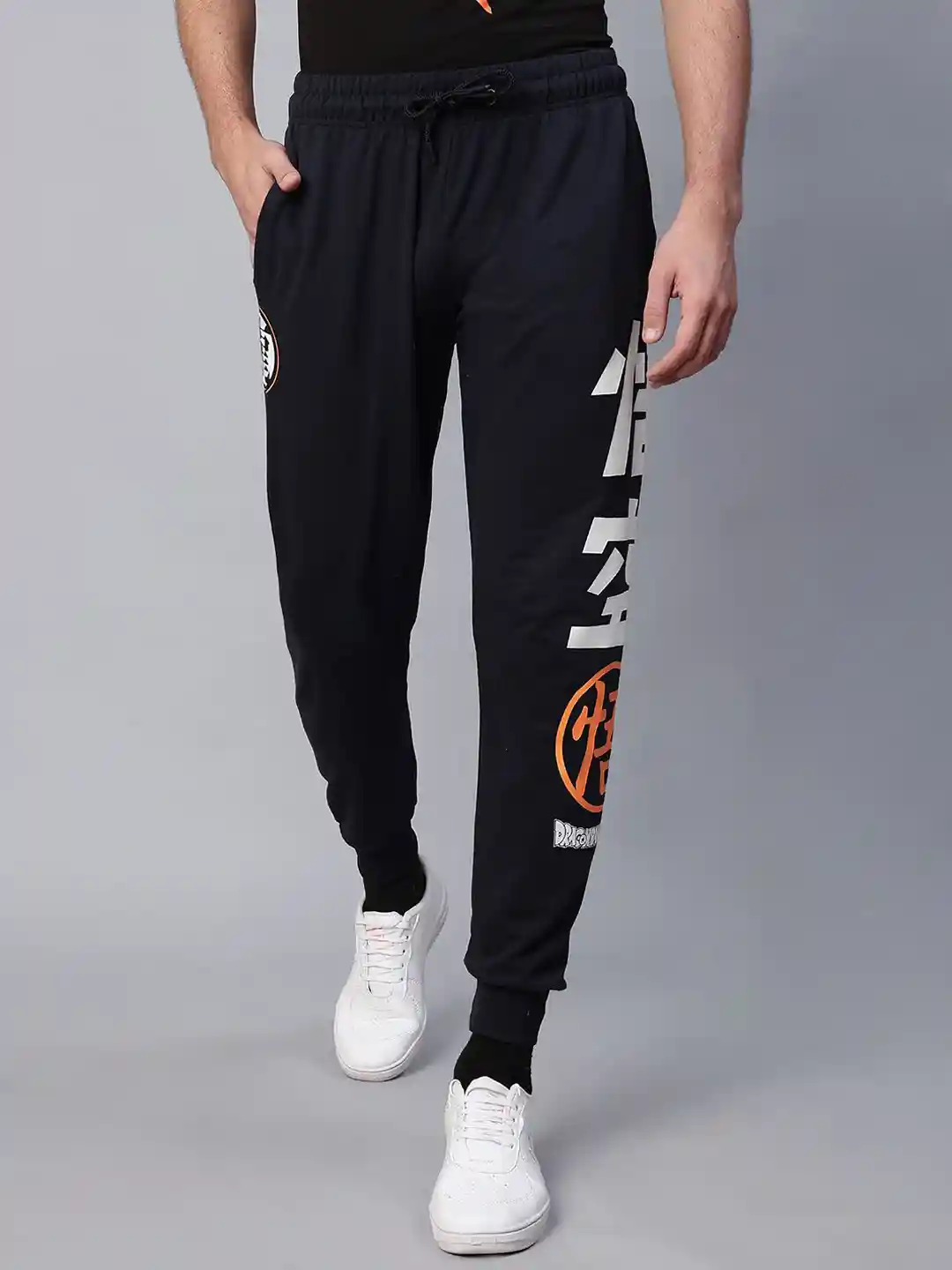 Buy Free Authority Men Dragon Ball Z Anime Printed Jogger Track