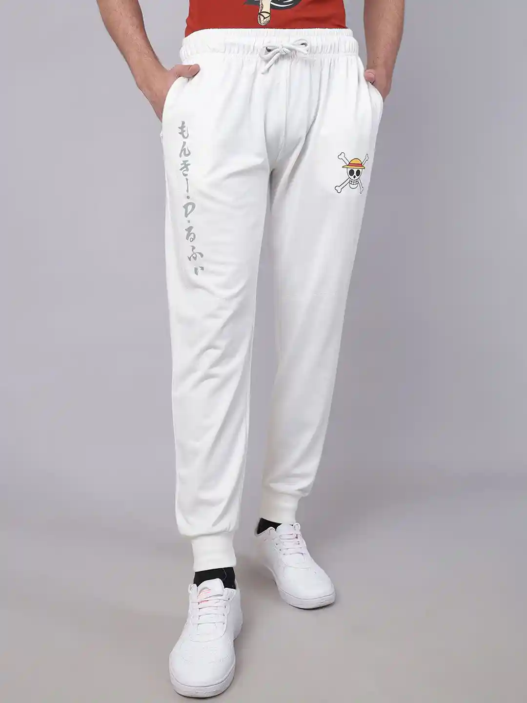 Buy Free Authority Men One Piece Anime Printed Joggers Track