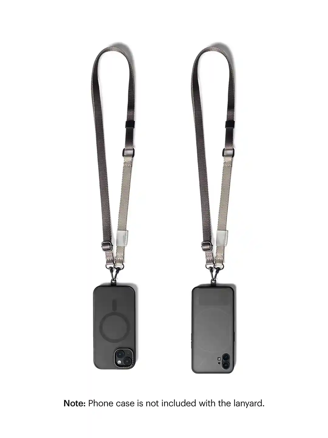Buy DailyObjects Charcoal-Grey Crossbody Phone Lanyard Strap