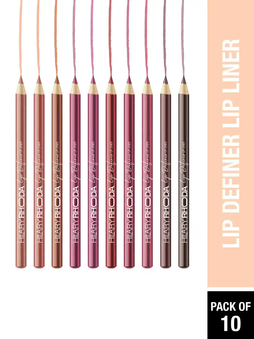 Buy Hilary Rhoda Set Of 10 Smooth Application Lip Definer Long