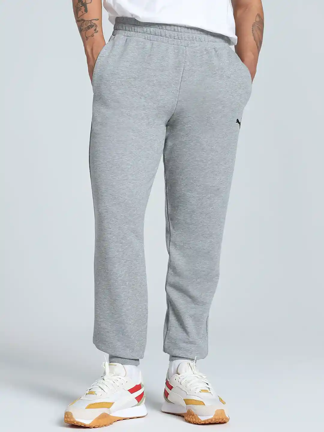 Fleece Pants Puma Grey Track Pants Buy Puma Men Cotton Knitted